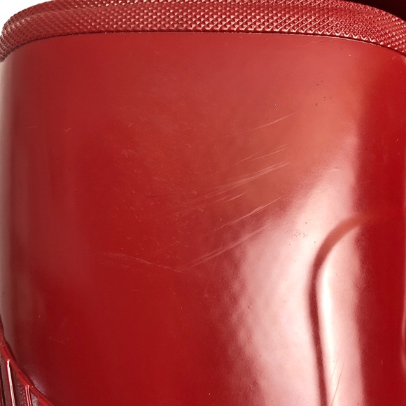 Sorel Joan Short Rain Cherry Red Waterproof Boots size 6 - Picture 9 of 10